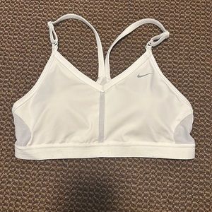 White Nike Sports Bra